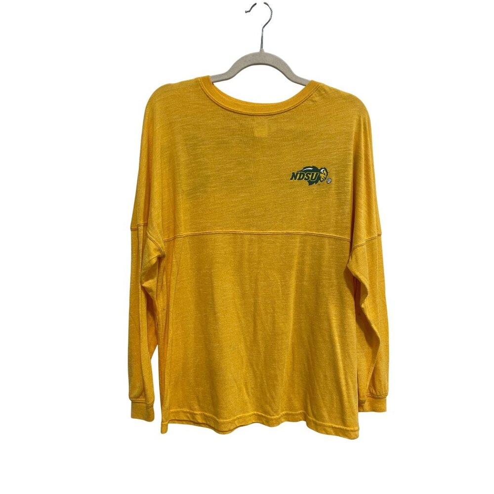 Chicka D Shirt Size Small North Dakota State University Bison Yellow Athleisure